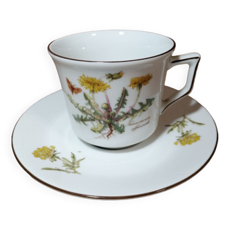 Tasse fleurie décorative