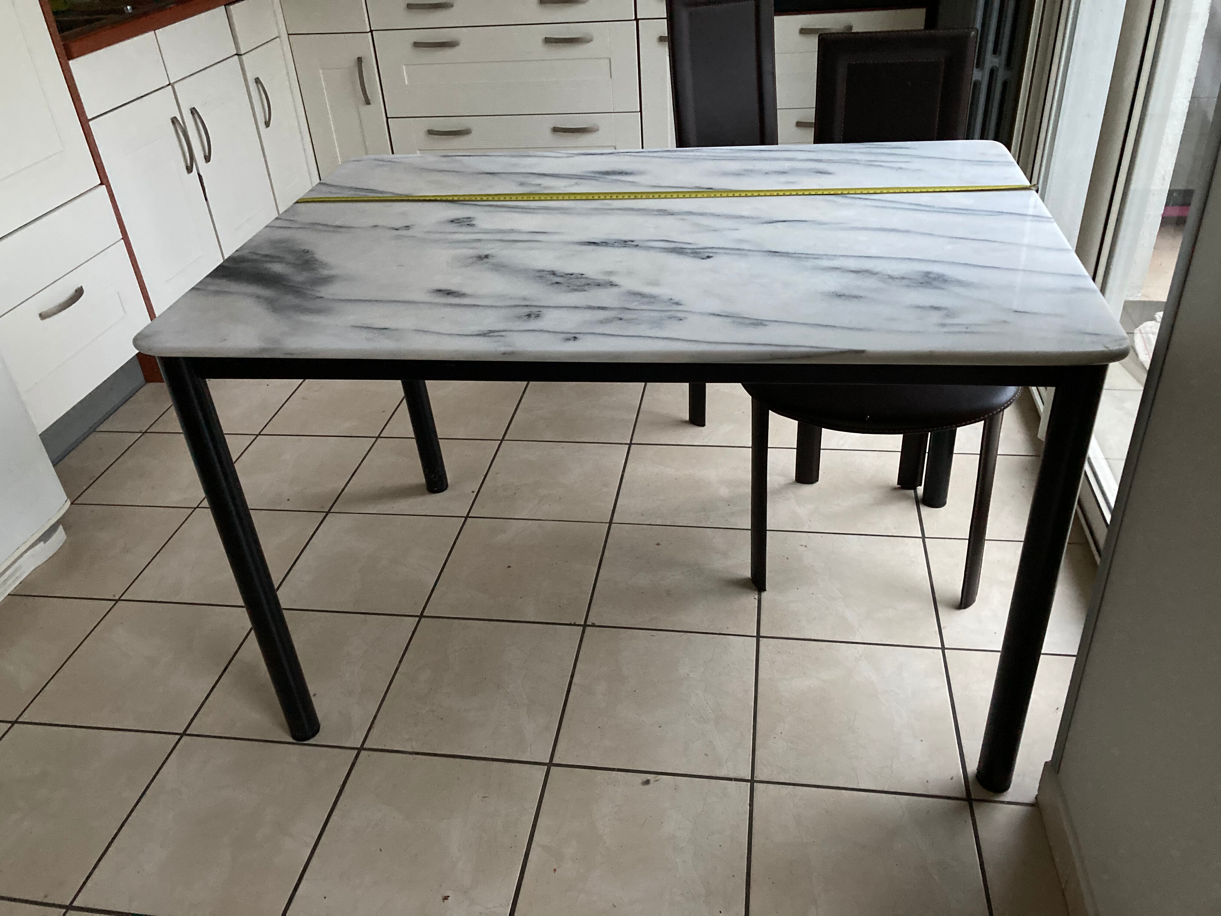Marble kitchen table