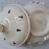 Soupière Digoin Sarreguemines 1930s