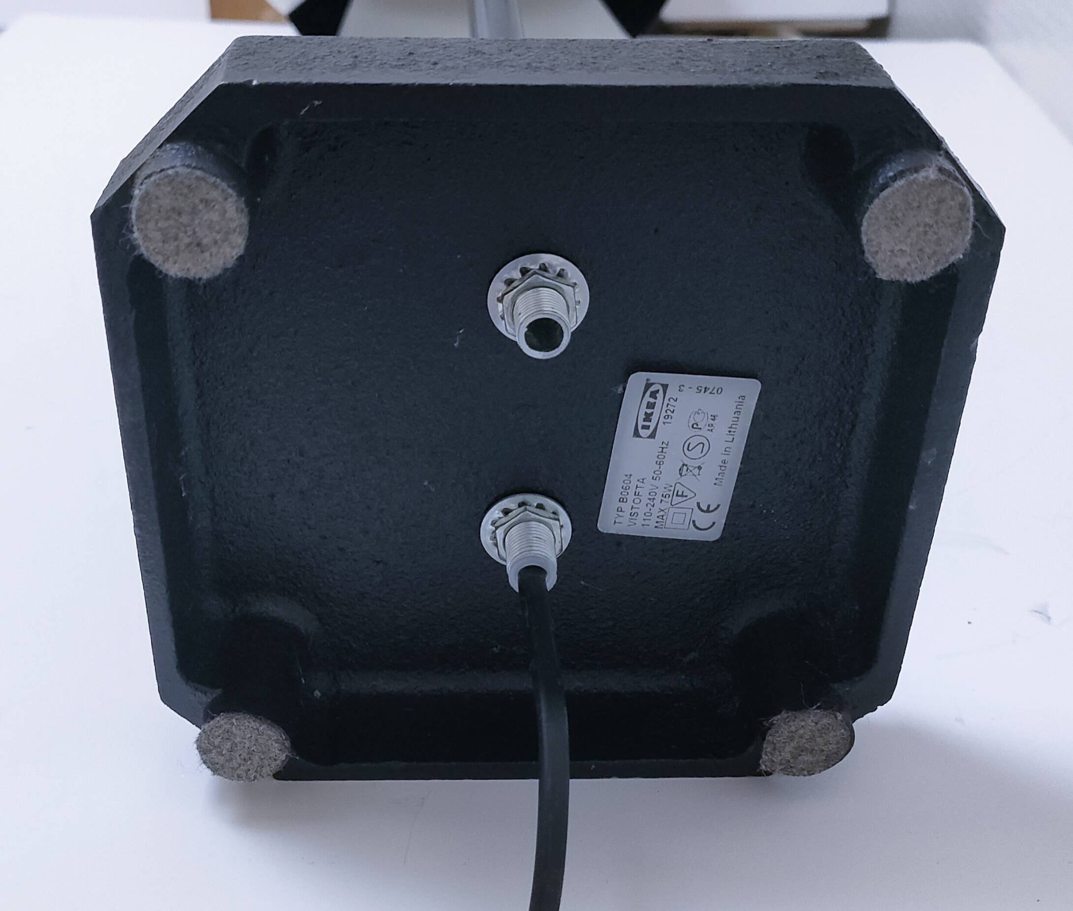 bicolour lamp "vistofta" Gunnar Jensen IKEA vintage 90s