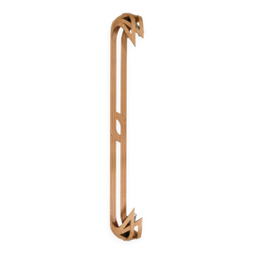Vincent Gonzalez : applique murale sculptée bois cintré design années 1970