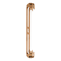Vincent Gonzalez: sculpted curved wood wall light, 1970s design