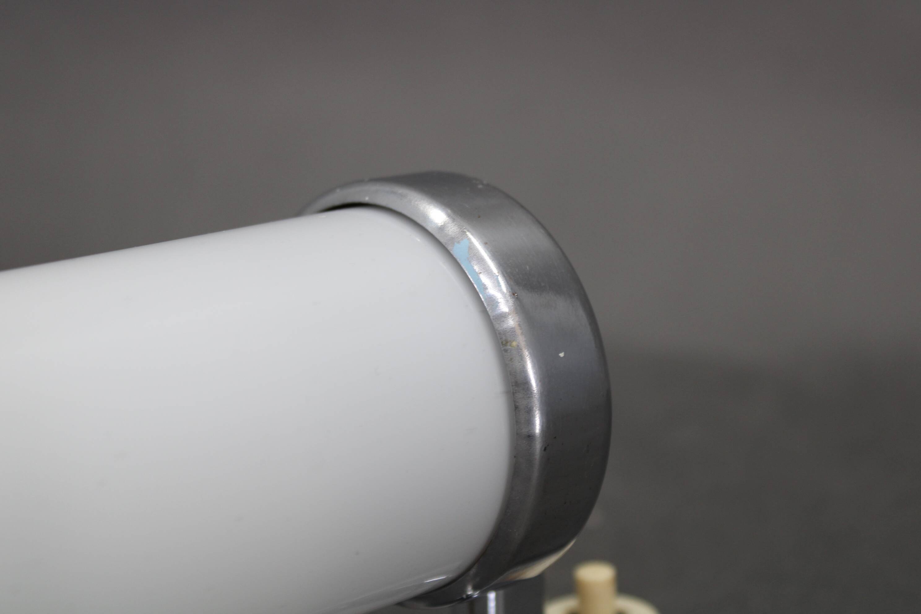 Czechoslovak Bauhaus Art Deco chrome tubular wall light, 1930s