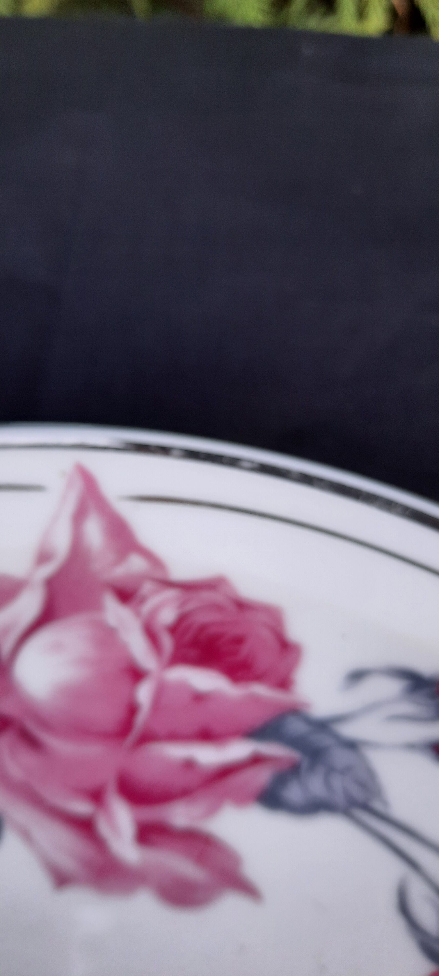 Porcelain hollow dish Rose-Marie UML France