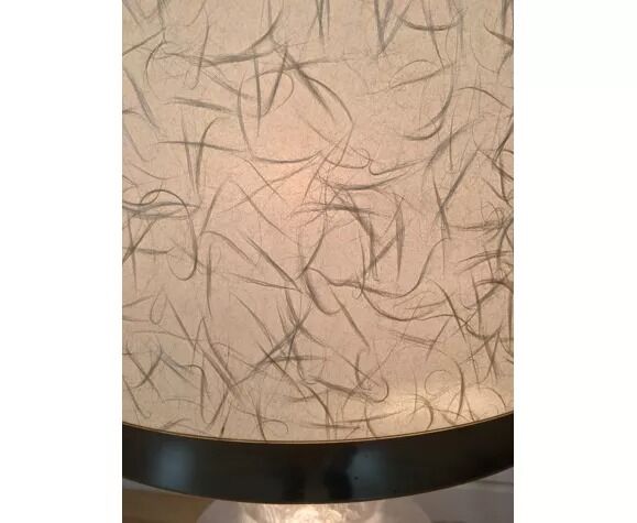 Floor lamp 1970, 2 burners, white glass