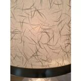 Lampe de sol 1970, 2 feux, verre blanc