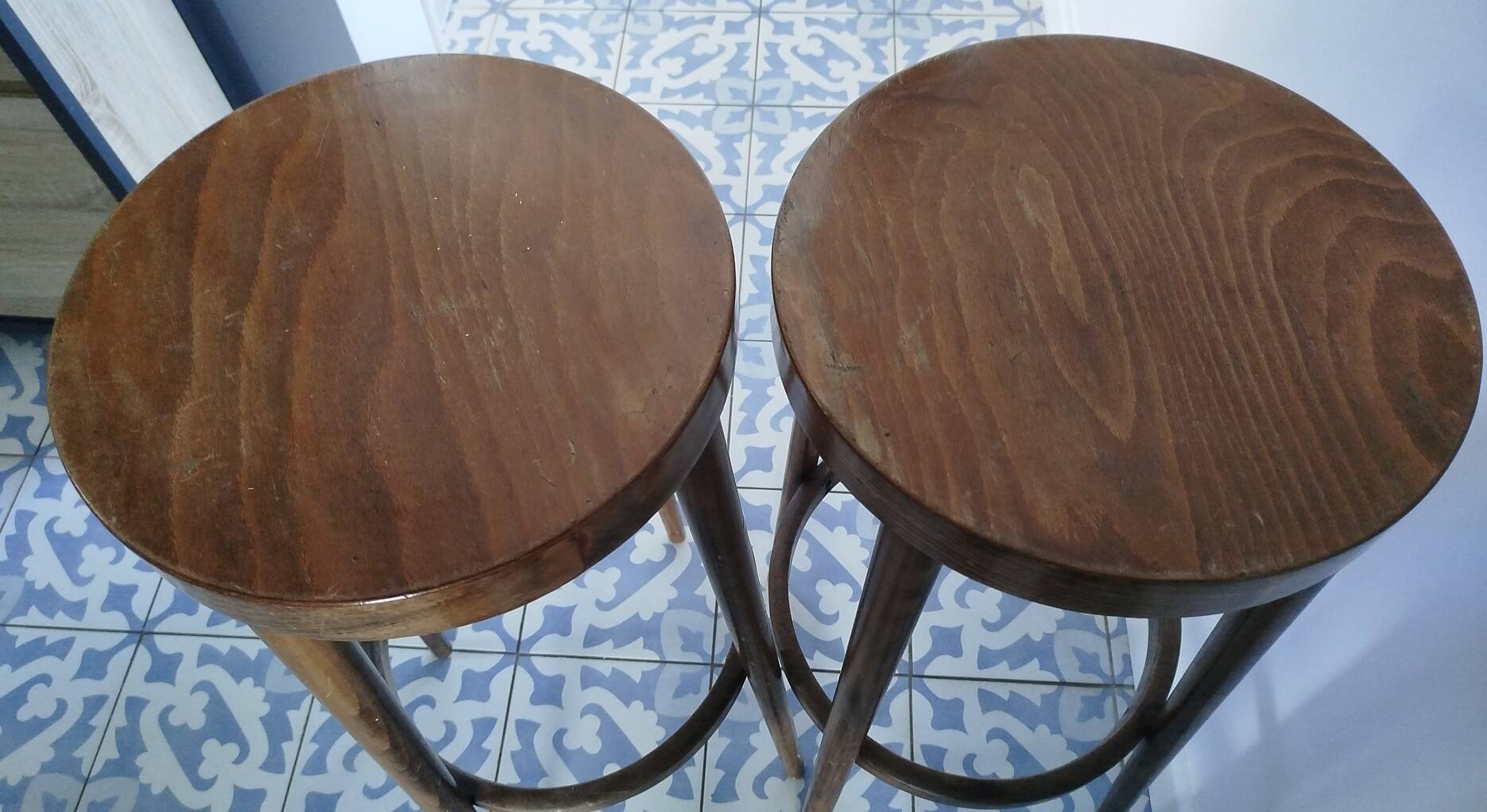 Pair of vintage bar stools