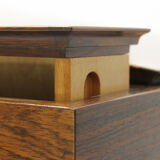 Pair Of Rosewood Omann Jun Sideboards With Teak Interior