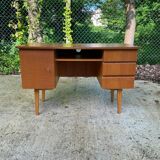 Scandinavian wooden desk from the 50s/60s, 120cm