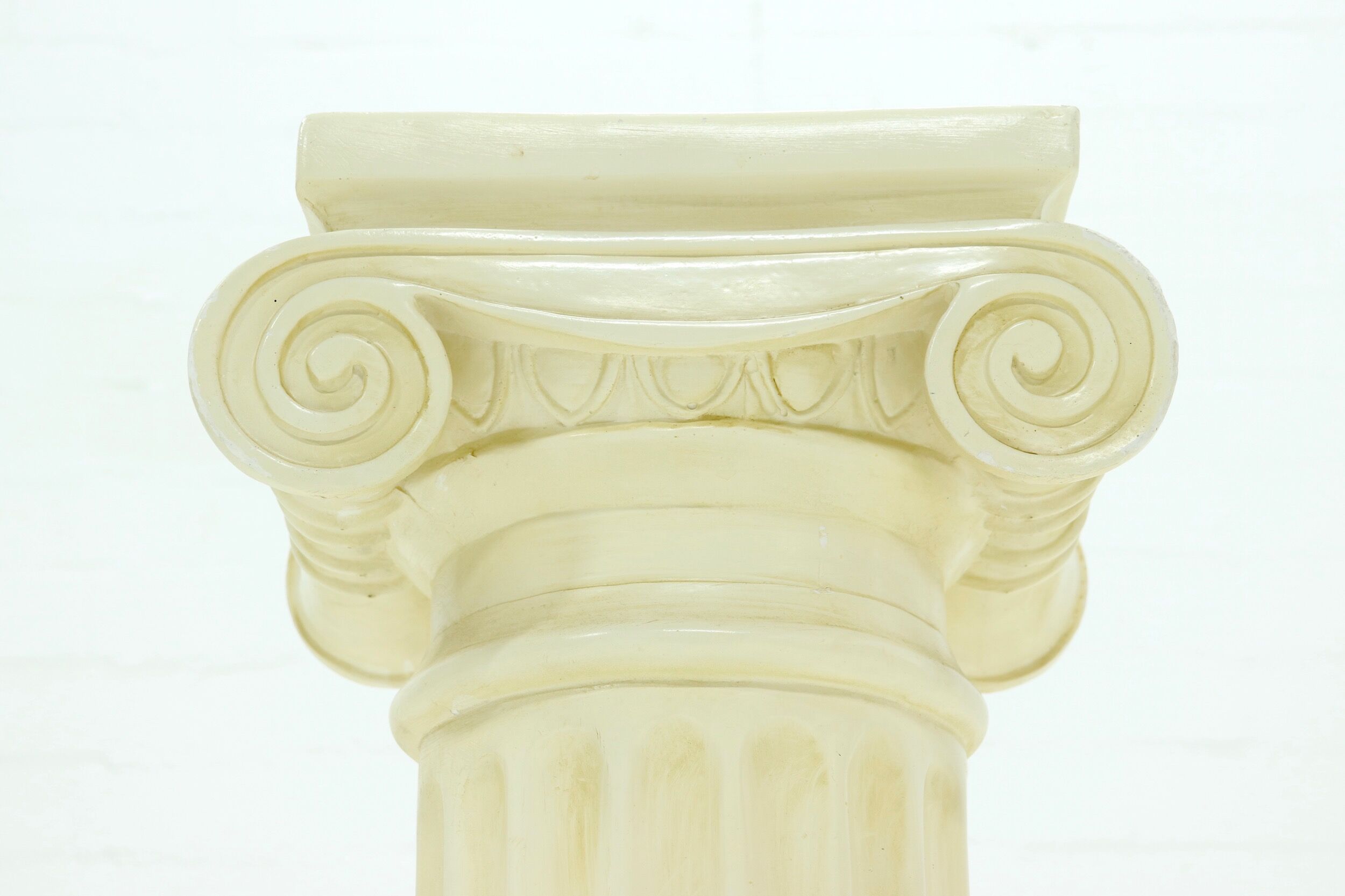 Neo classical plaster pedestal plant table 1980s