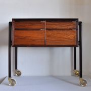Table de couture scandinave moderne en palissandre, Danemark, 1960s