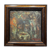 Huile sur toile