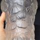 Vase floral Josef Inwald Verrerie Barolac En Verre Pressé Moulé Dépoli Art