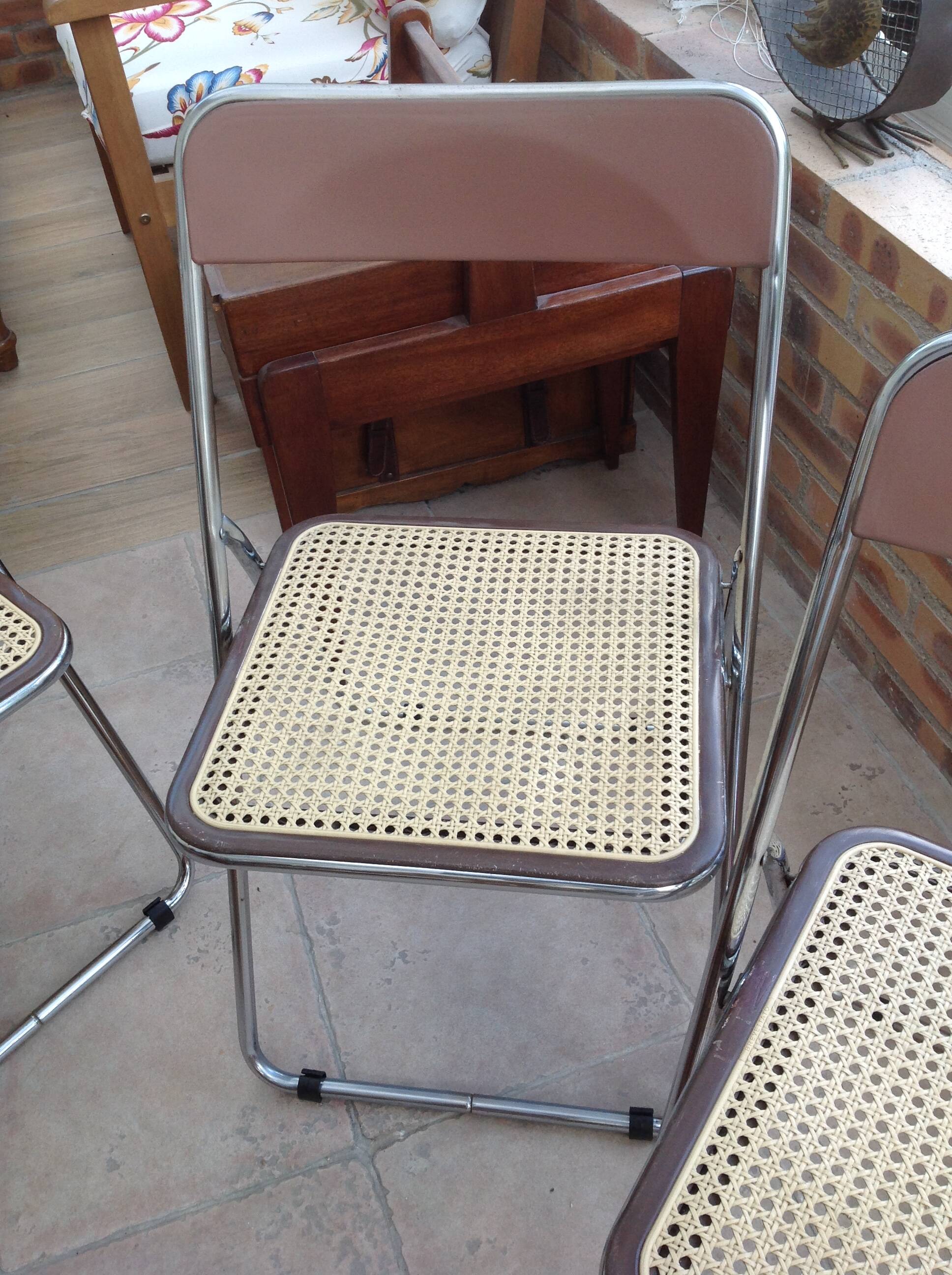 Chaises Pliantes vintage