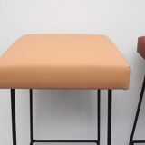 Ensemble de 4 tabourets de barre Wire années 1960