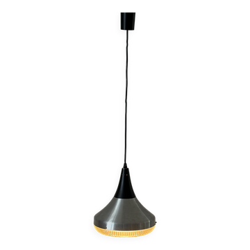 Suspension en cristal de verre et cadre métallique, années 1960, Allemagne