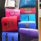 Interchangeable vintage wall lamp Ikea model Skugga