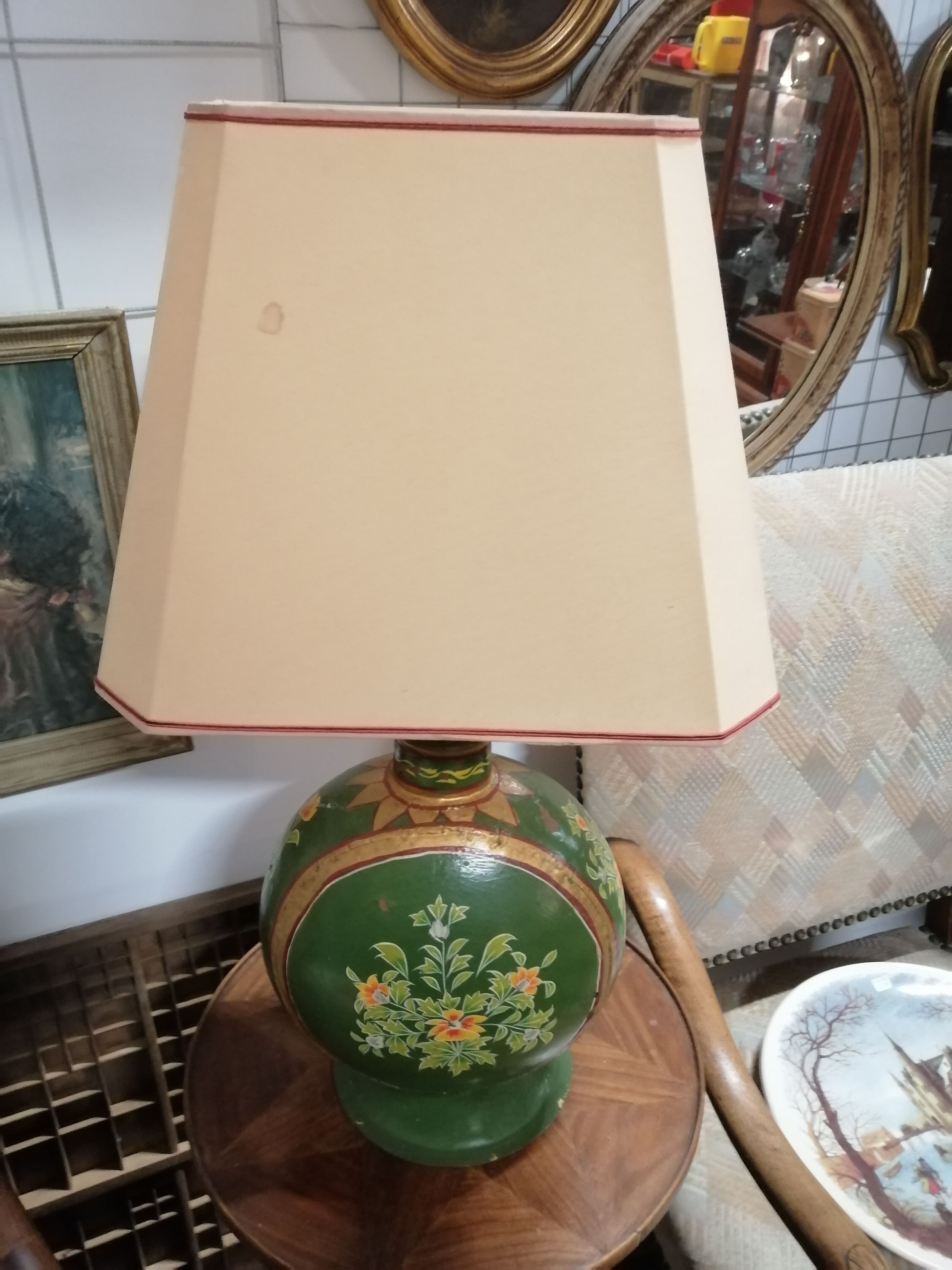Vintage canister lamp