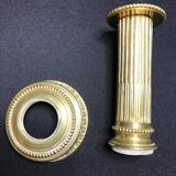 1410 Small candlesticks (2) - Louis XVI bronze