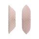 Pair of Pink Murano Glass Wall Sconces with Textured Relief