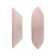 Pair of Pink Murano Glass Wall Sconces with Textured Relief