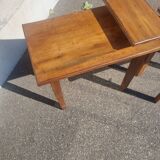 Paire de petite table tablette vintage