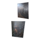 Pair of oil on canvas paintings of a boat interior from the 50s/70s