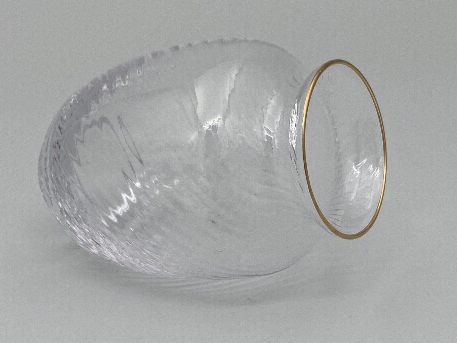 Vase nineteenth glass or crystal high gold beautiful workmanship