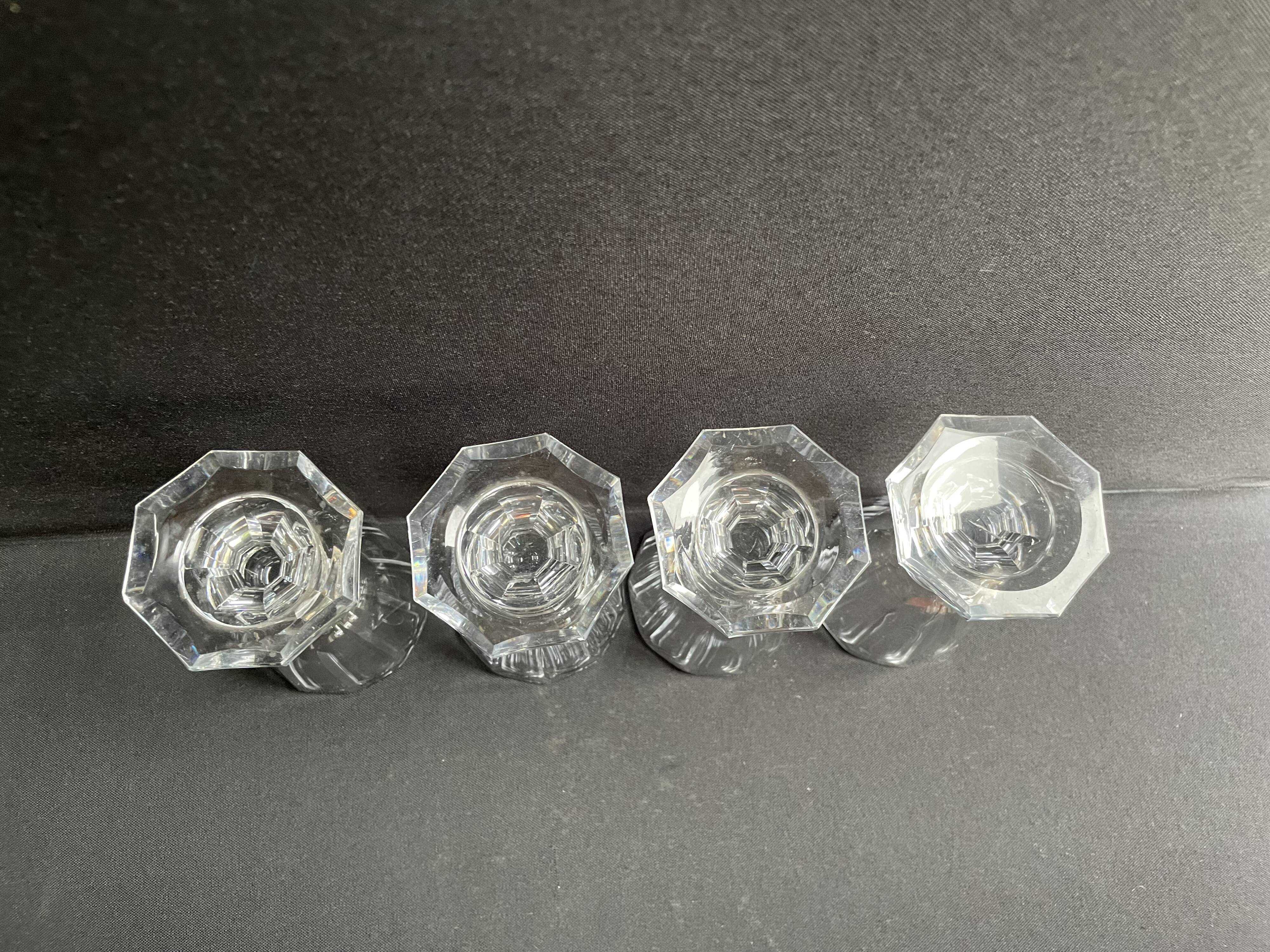 4 Wine Glasses – Strong Cut Crystal
