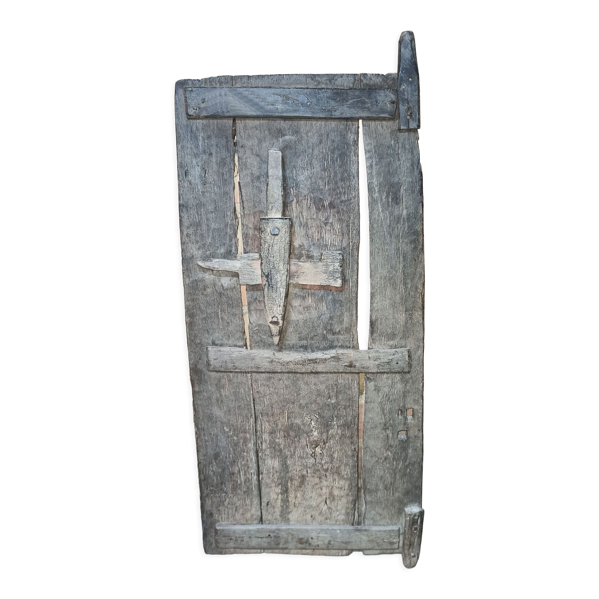Old wooden door