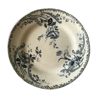 Lot de 3 assiettes plates terre de fer modèle pornic