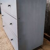 Small vintage blue chest of drawers