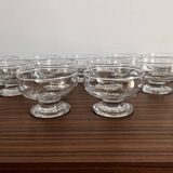 Set of 11 vintage ice cream bowls