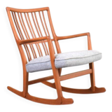 Oak ML33 Rocking Chair by Hans J. Wegner for A/S Mikael Laursen, 1950s