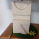 Geometric sculpted stone lamp from the 60s-70s.