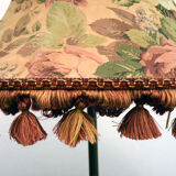 Ceramic floor lamp with little roses, 1950s