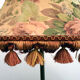 Ceramic floor lamp with little roses, 1950s
