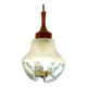 Mazzega style glass hanging lamp