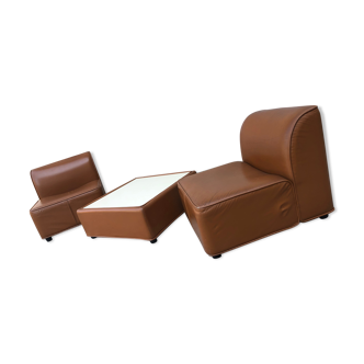 Armchairs and coffee table 1970