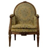 Fauteuil Bergère, époque Louis XVI