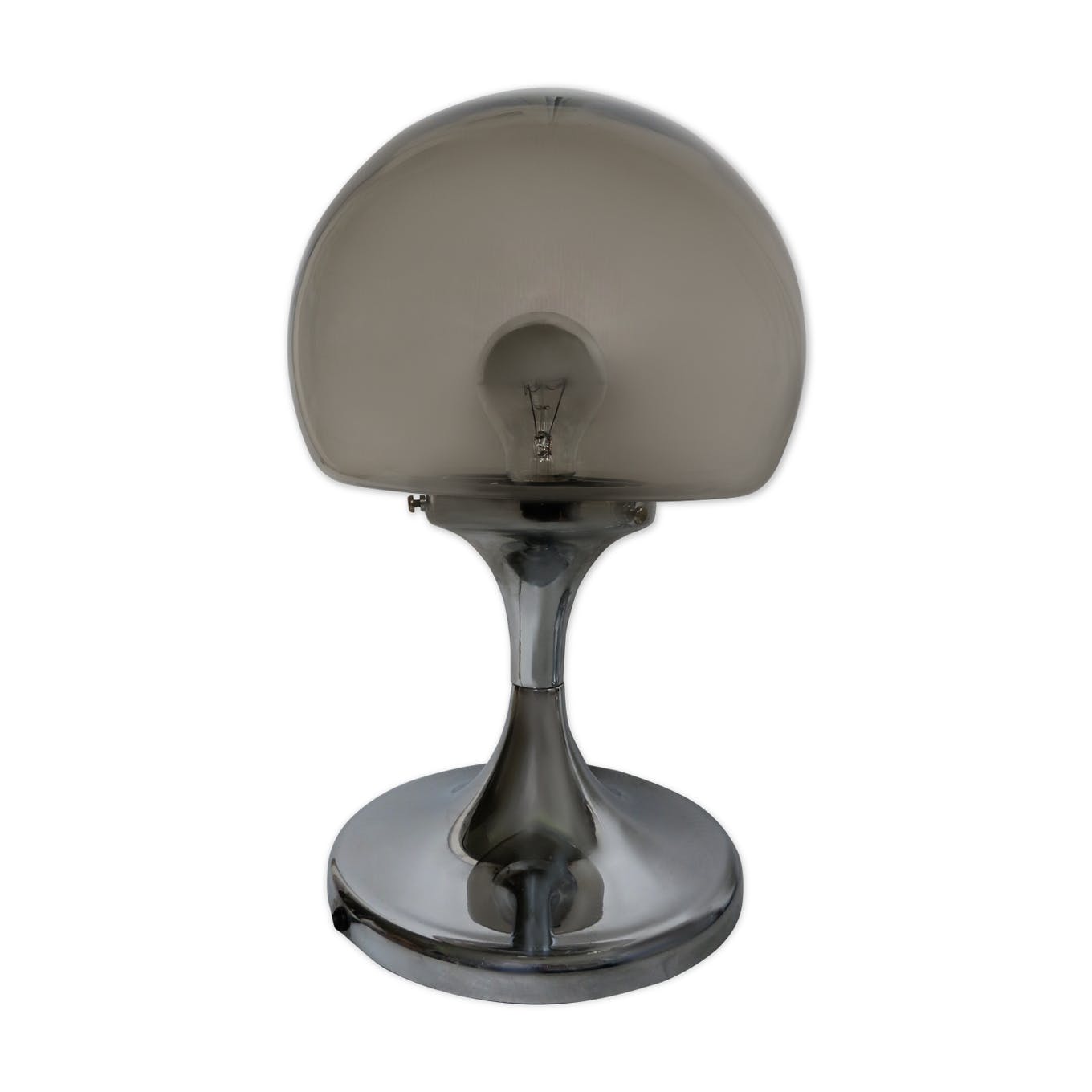 Pair of 70s mushroom lamps