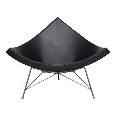 Fauteuil  en cuir Coconut par George Nelson pour Vitra, 1955