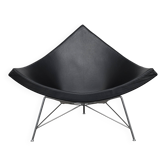 Fauteuil  en cuir Coconut par George Nelson pour Vitra, 1955