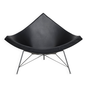 Coconut lounge chair in leather by George Nelson for Vitra, 1955