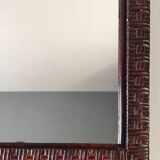 Rattan frame mirror