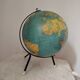 Lampe mappemonde globe terrestre années 50