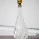 Vintage lamp, crystal lamp, table lamp, bedside lamp, asymmetrical lamp, 50's