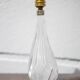 Vintage lamp, crystal lamp, table lamp, bedside lamp, asymmetrical lamp, 50's