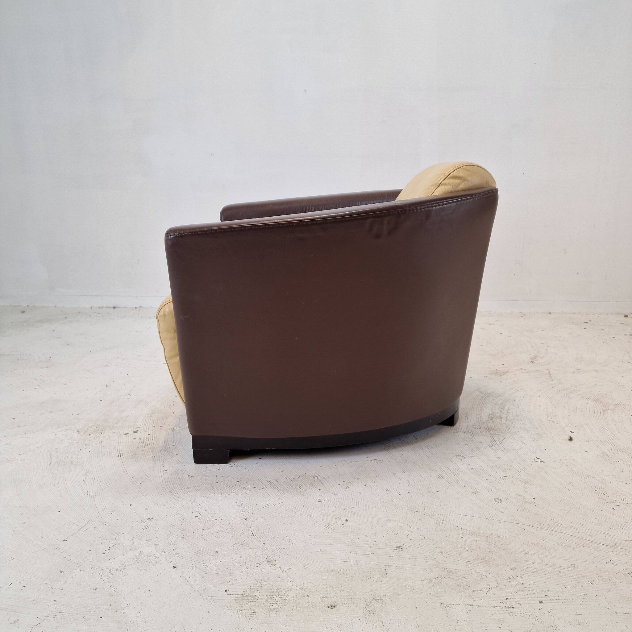 Set of 2 Calia Club or Lounge Chairs, Italy 1980's