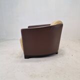 Set of 2 Calia Club or Lounge Chairs, Italy 1980's